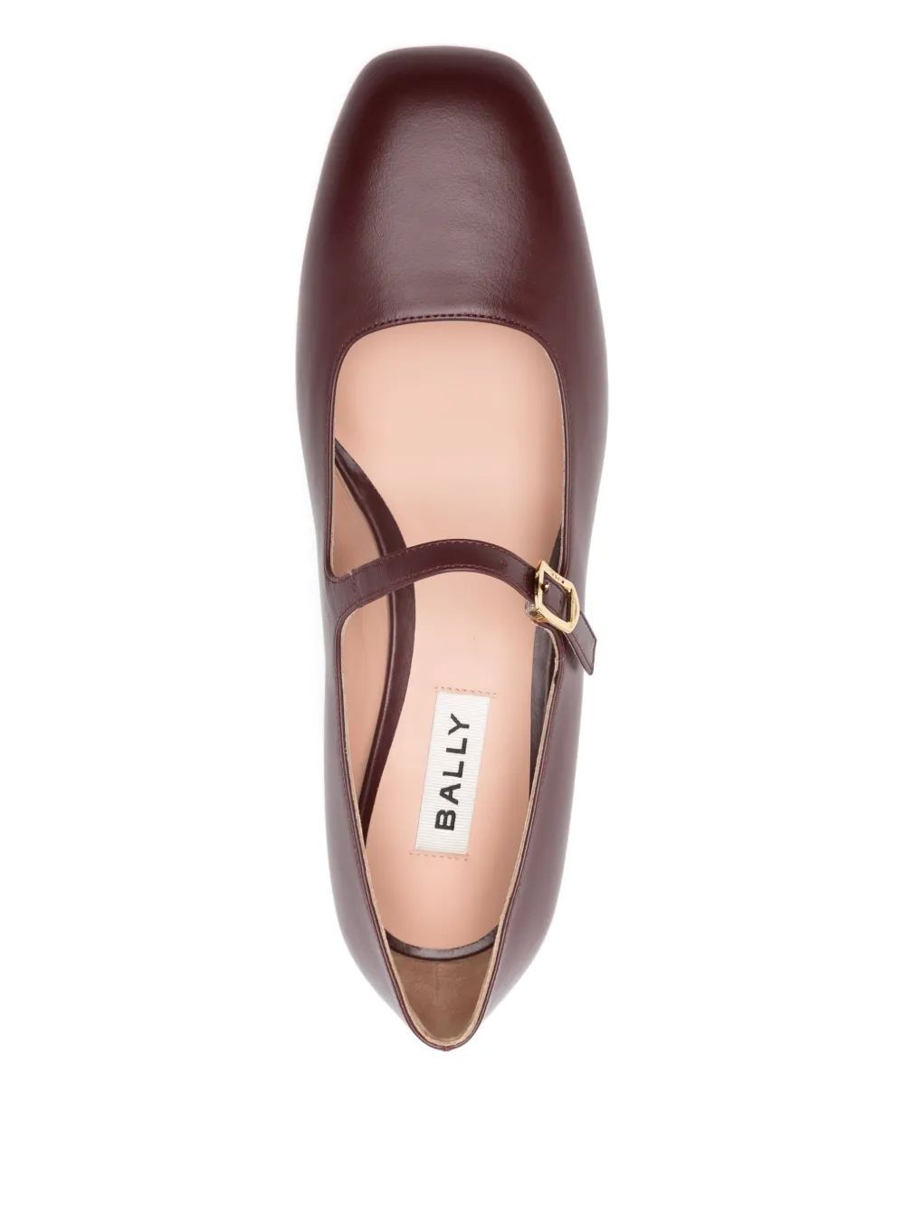 Bally Buckle-strap Pumps In Burgundy