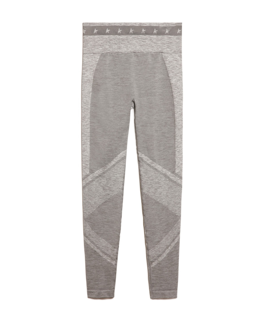 Golden Goose Star-motif Leggings In Gray