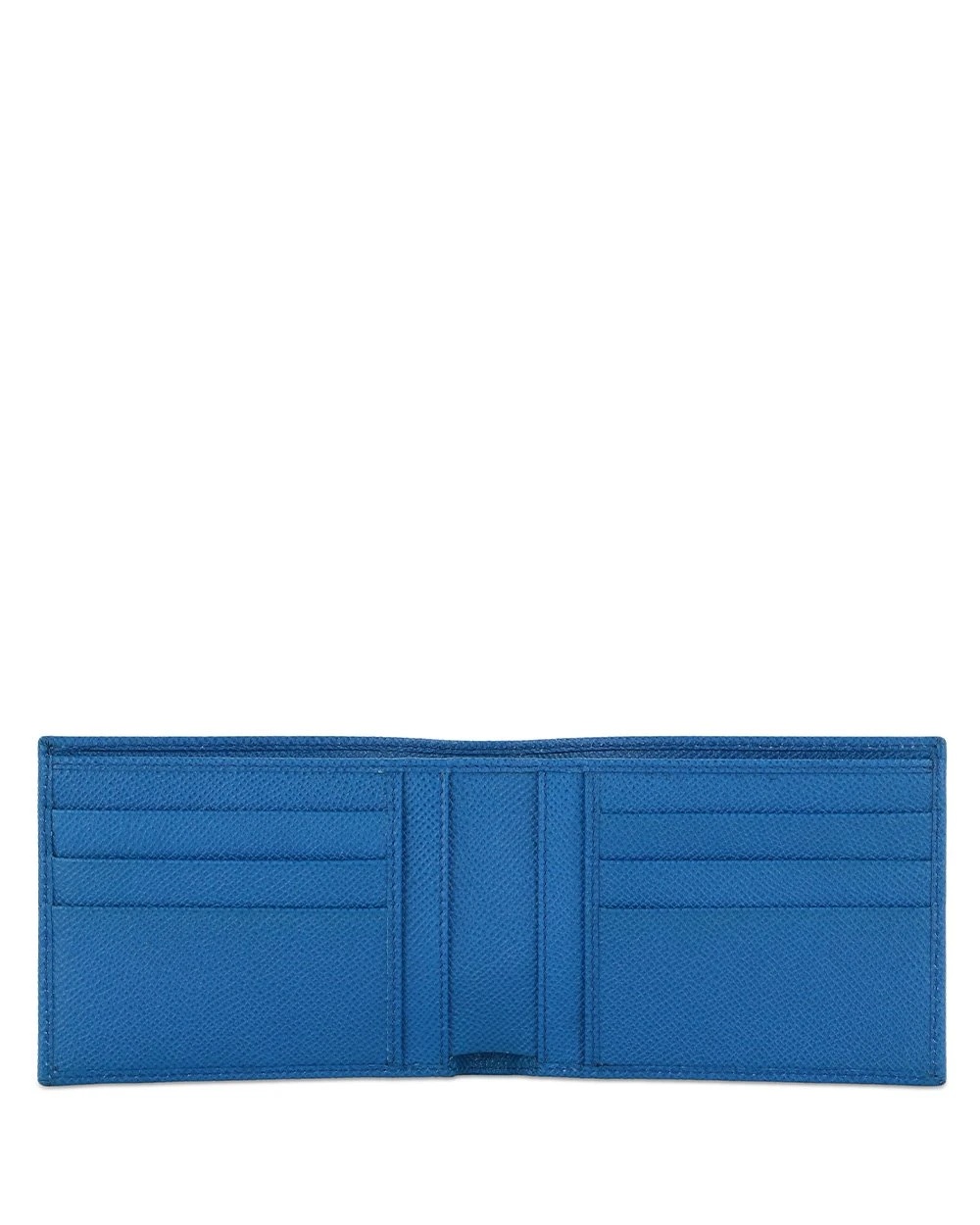 Dolce & Gabbana Logo Details Wallet In Blue