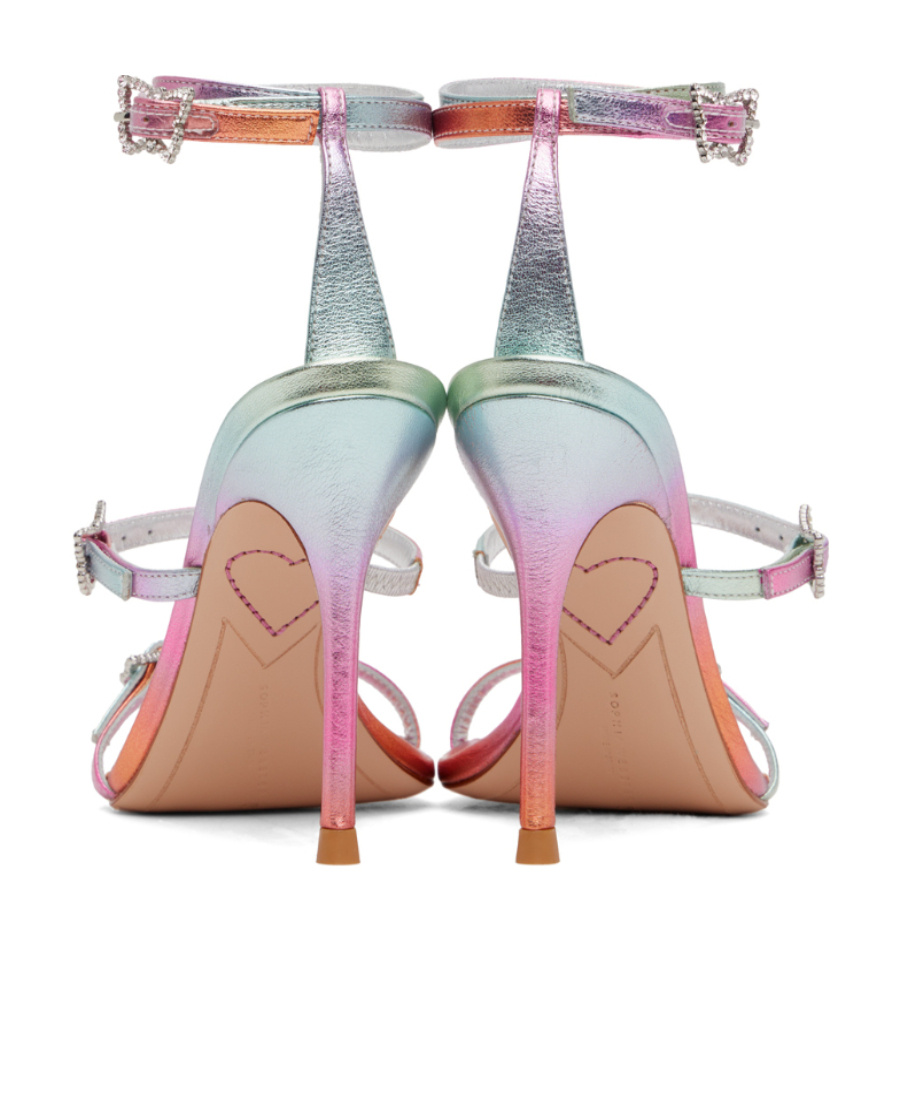 Sophia Webster Gradient Pattern High-heeled Sandals In Pink