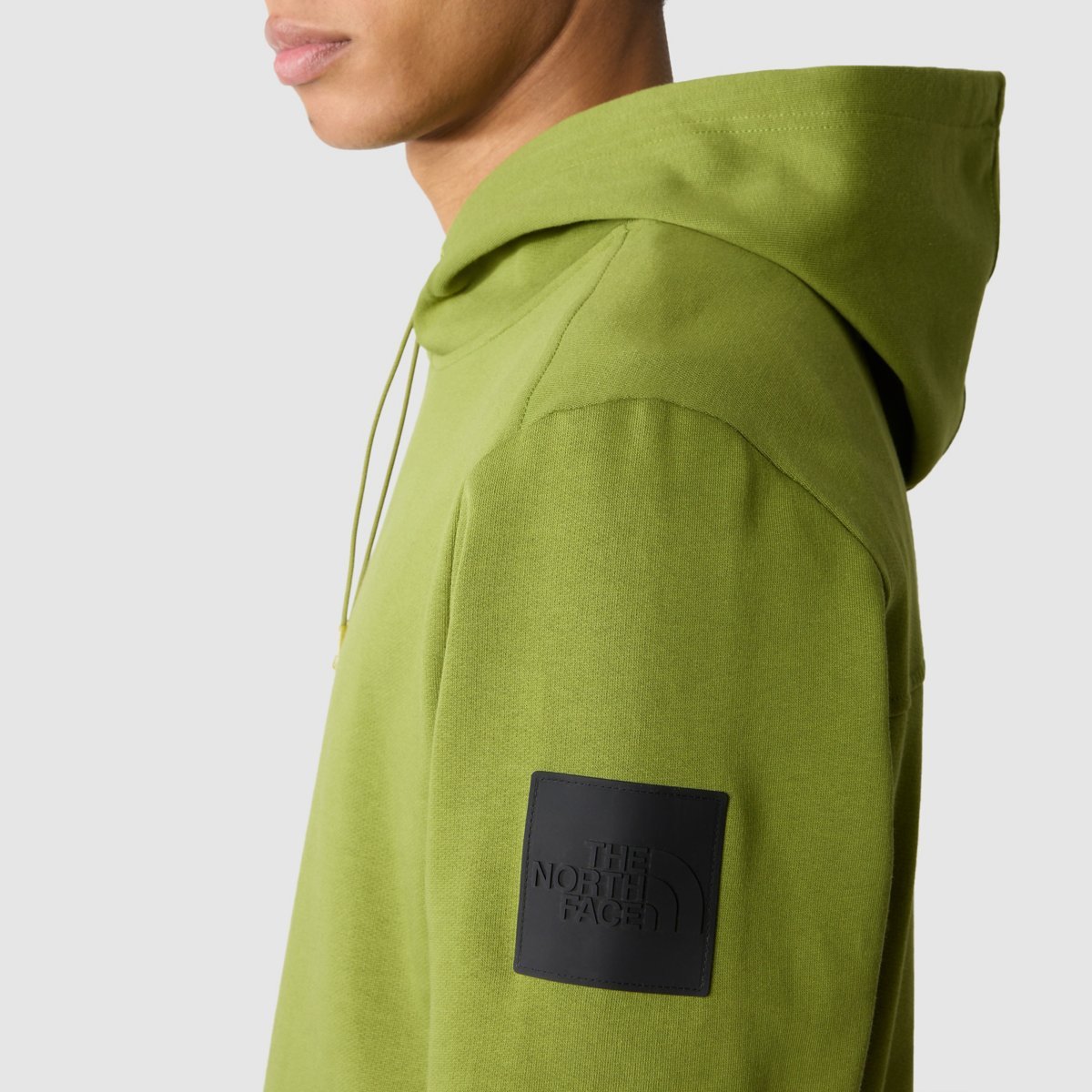 The North Face Fine Alpine Logo-print Cotton Hoodie In Green