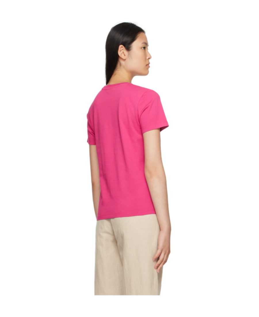 MAISON KITSUNÉ LOGO-PRINT COTTON-WOOL T-SHIRT
