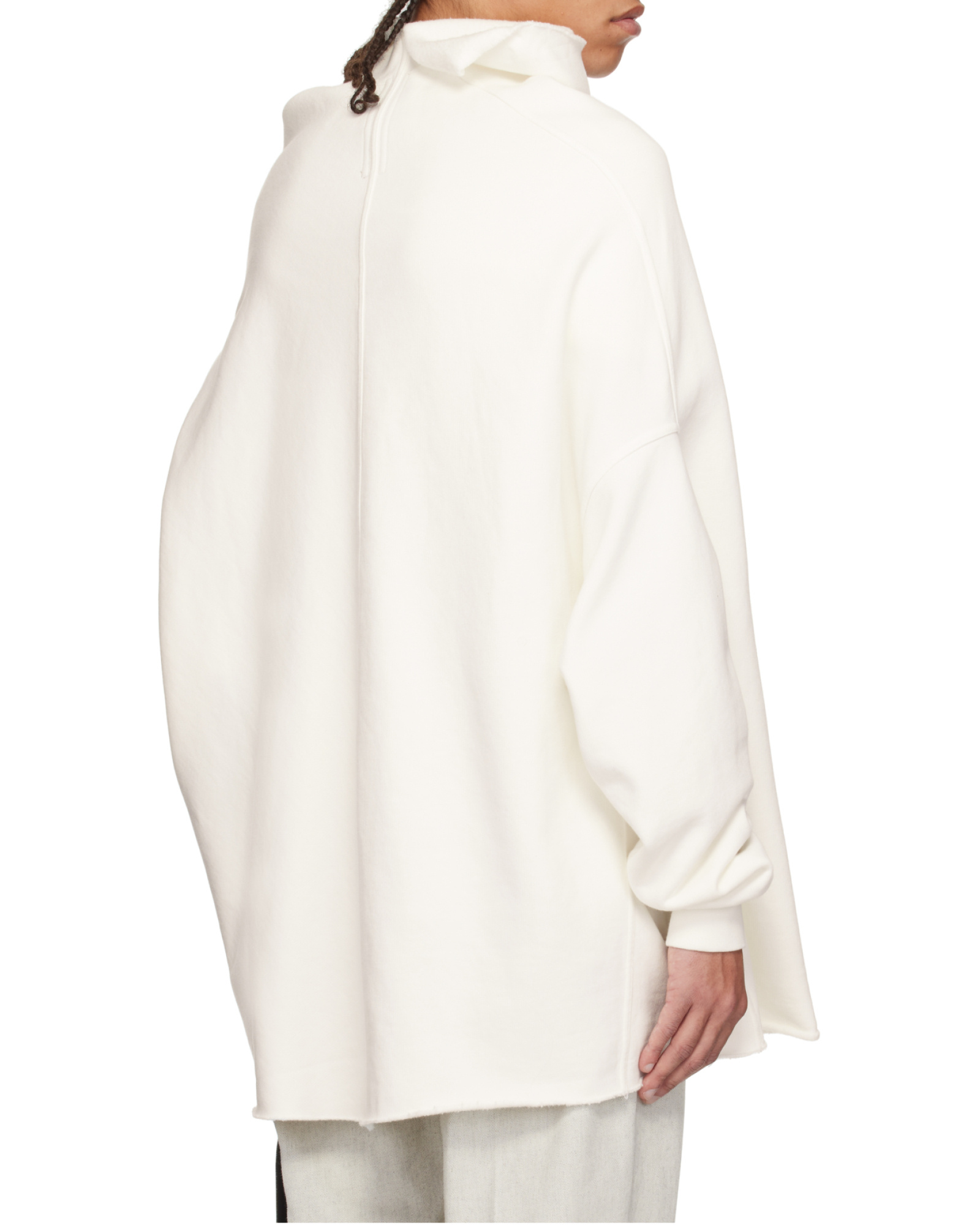 Rick Owens Drkshdw Drkshdw By Rick Owens Man Sweatshirt Ivory Size Onesize Cotton In White