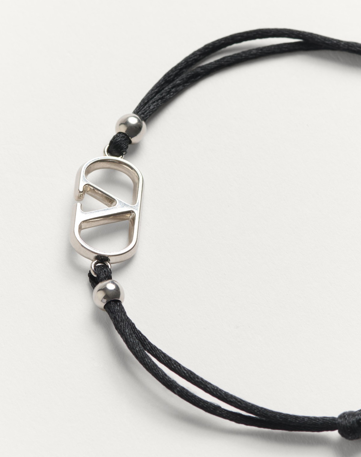 Valentino Garavani Men Vlogo Signature Bracelet In Black