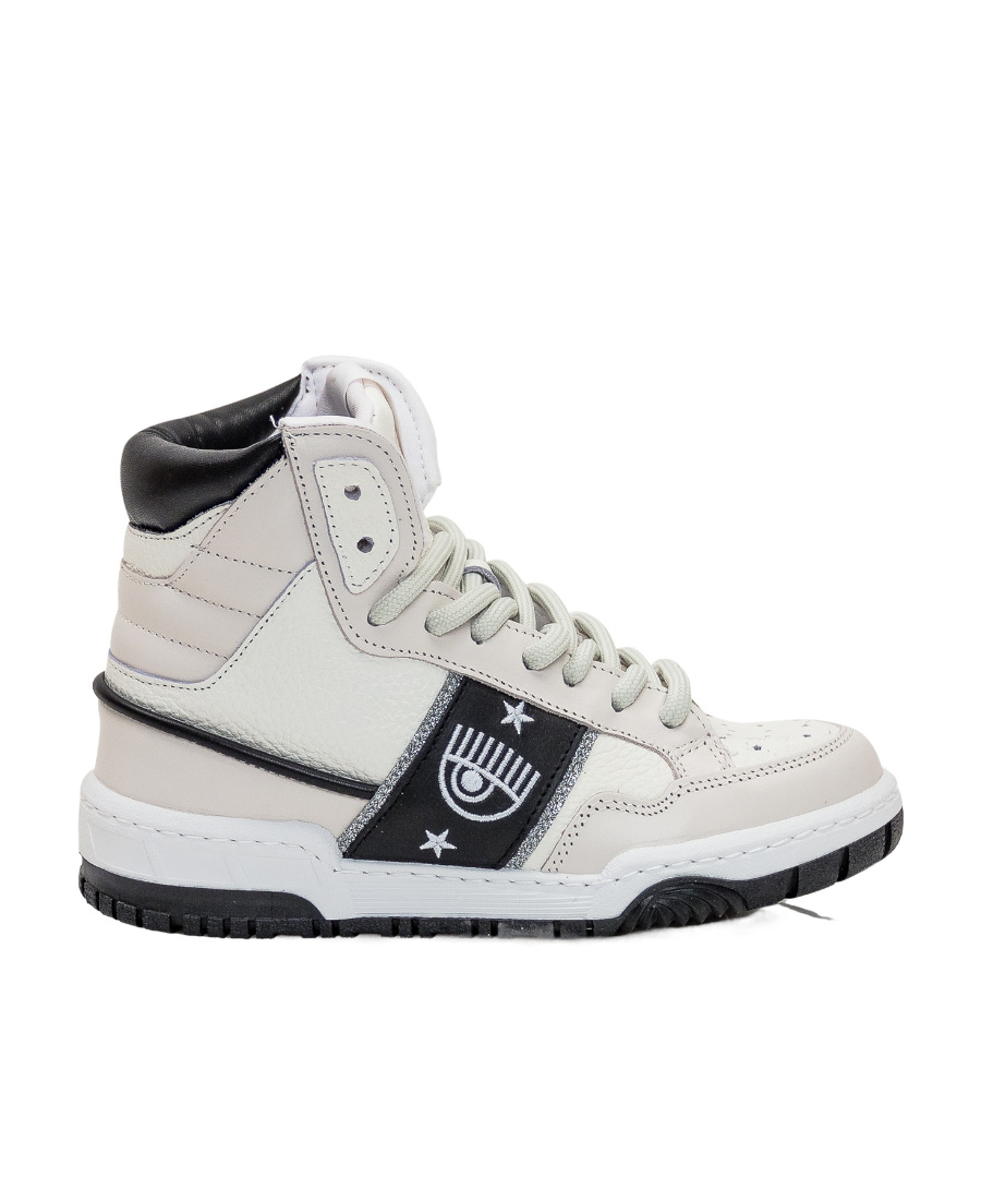 CHIARA FERRAGNI CHIARA FERRAGNI HIGH-TOP LACE-UP SNEAKERS 