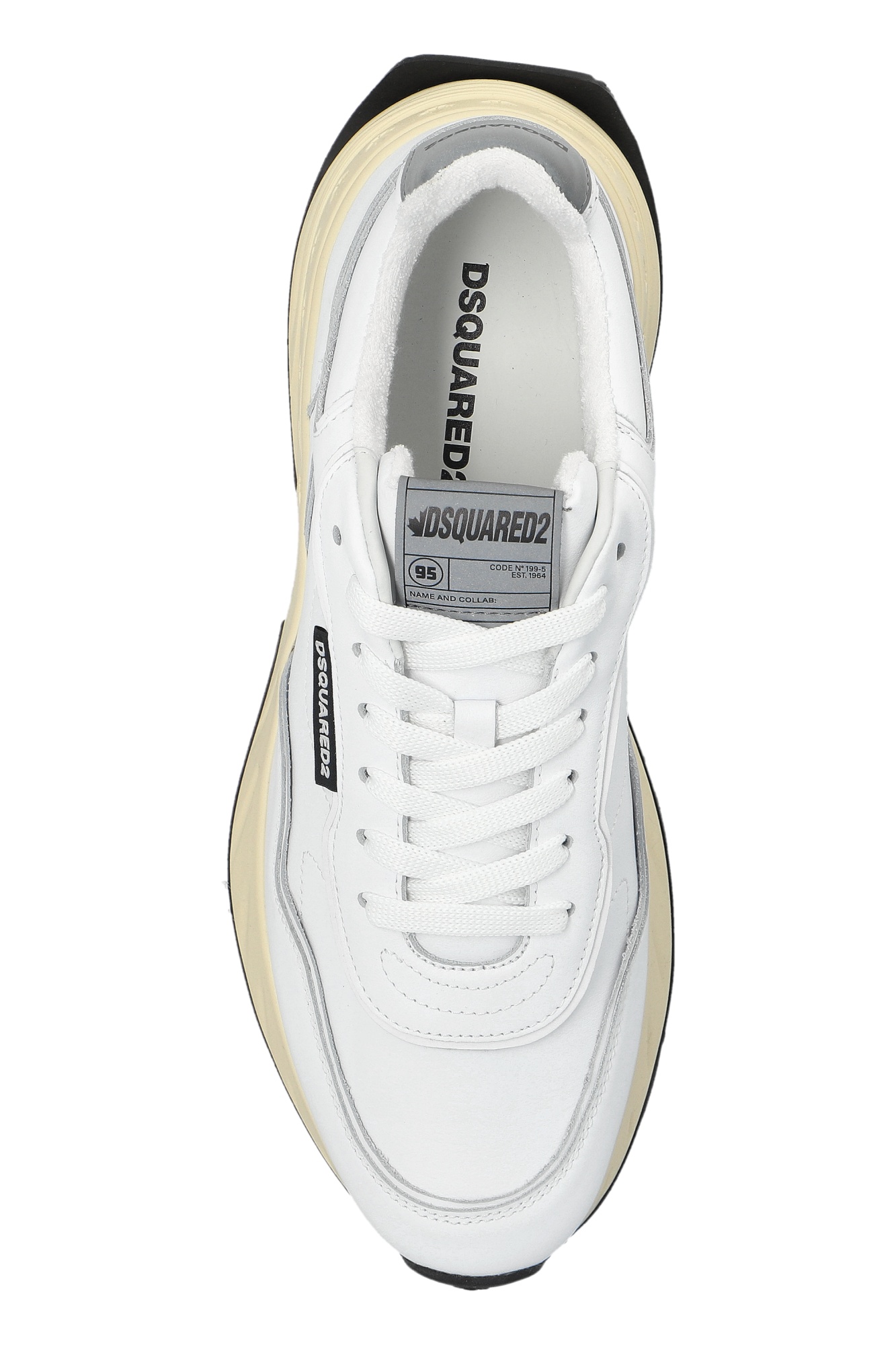 Dsquared2 Round Toe Low-top Sneakers