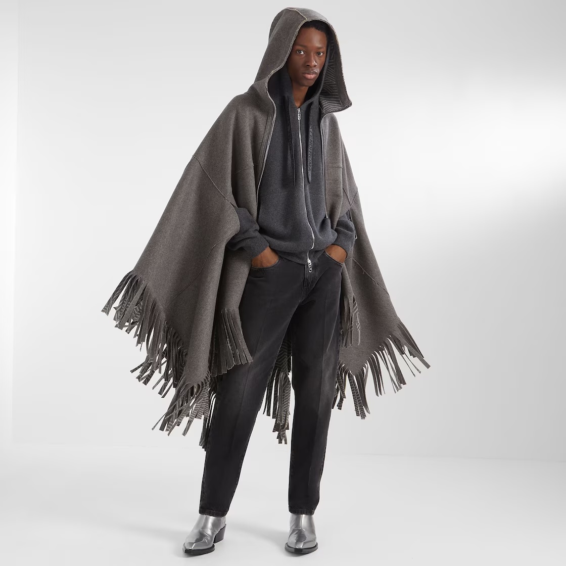 Fendi Regular Jeans With Tailored Crease In Black