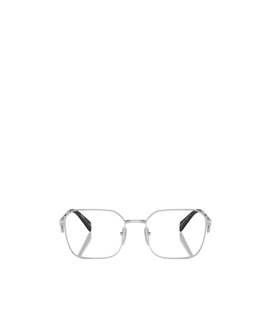 Prada Eyewear Square Frame Glasses In Gray