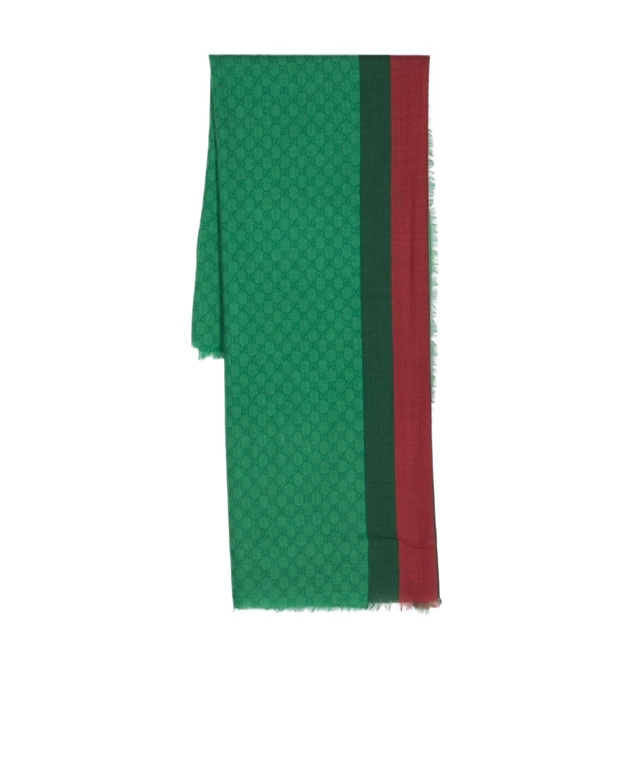 GUCCI INTERLOCKING-G WOOL SCARF