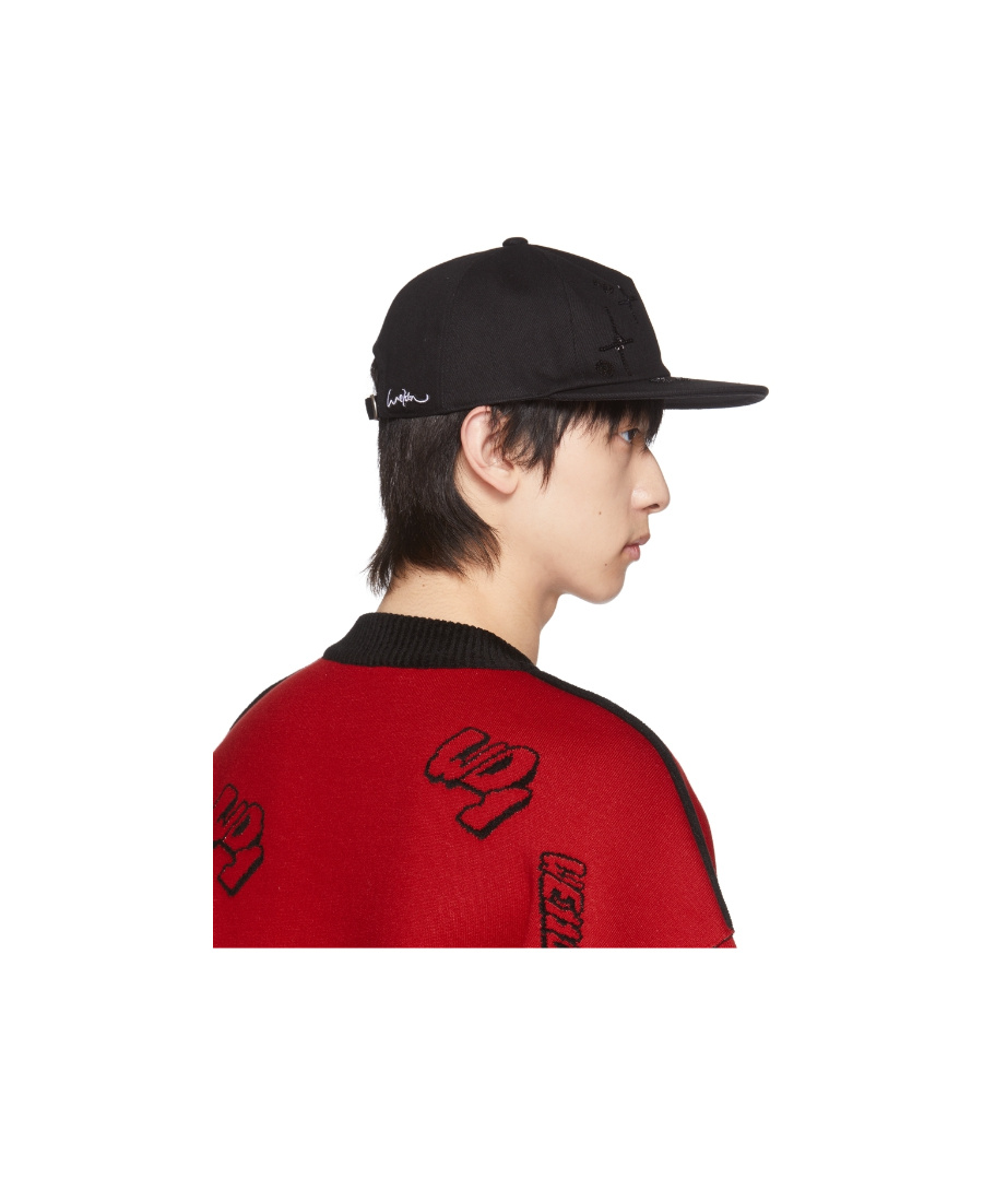 We11 Done Logo Baseball Cap In Red