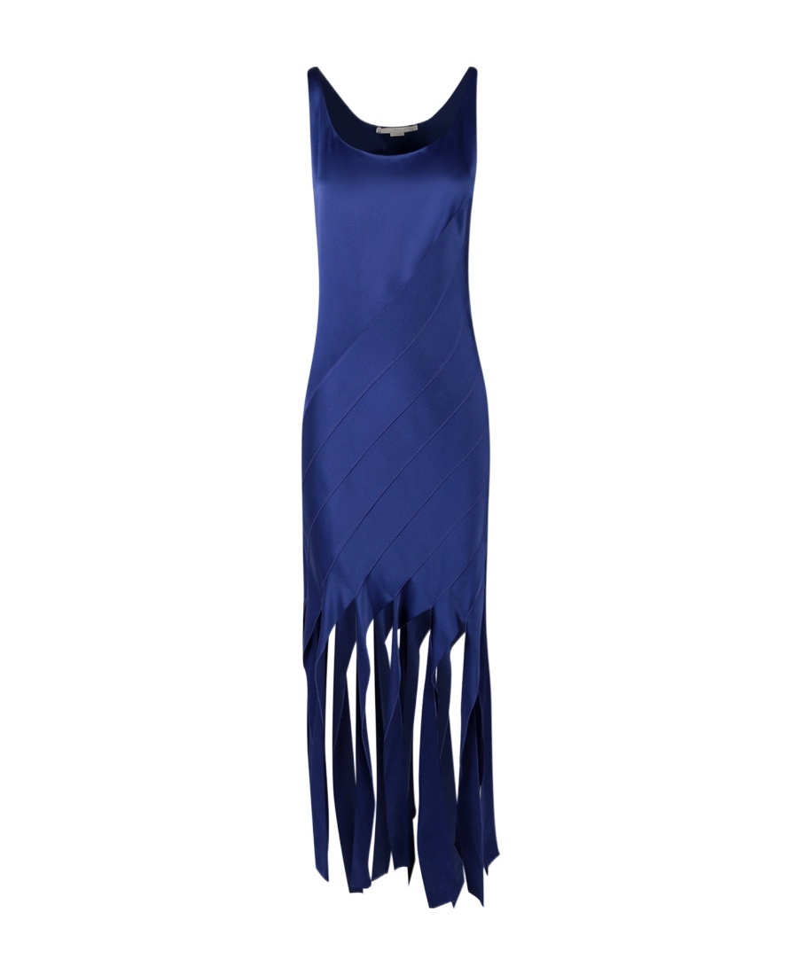 Stella Mccartney Fringed Hem Sleeveless Dress
