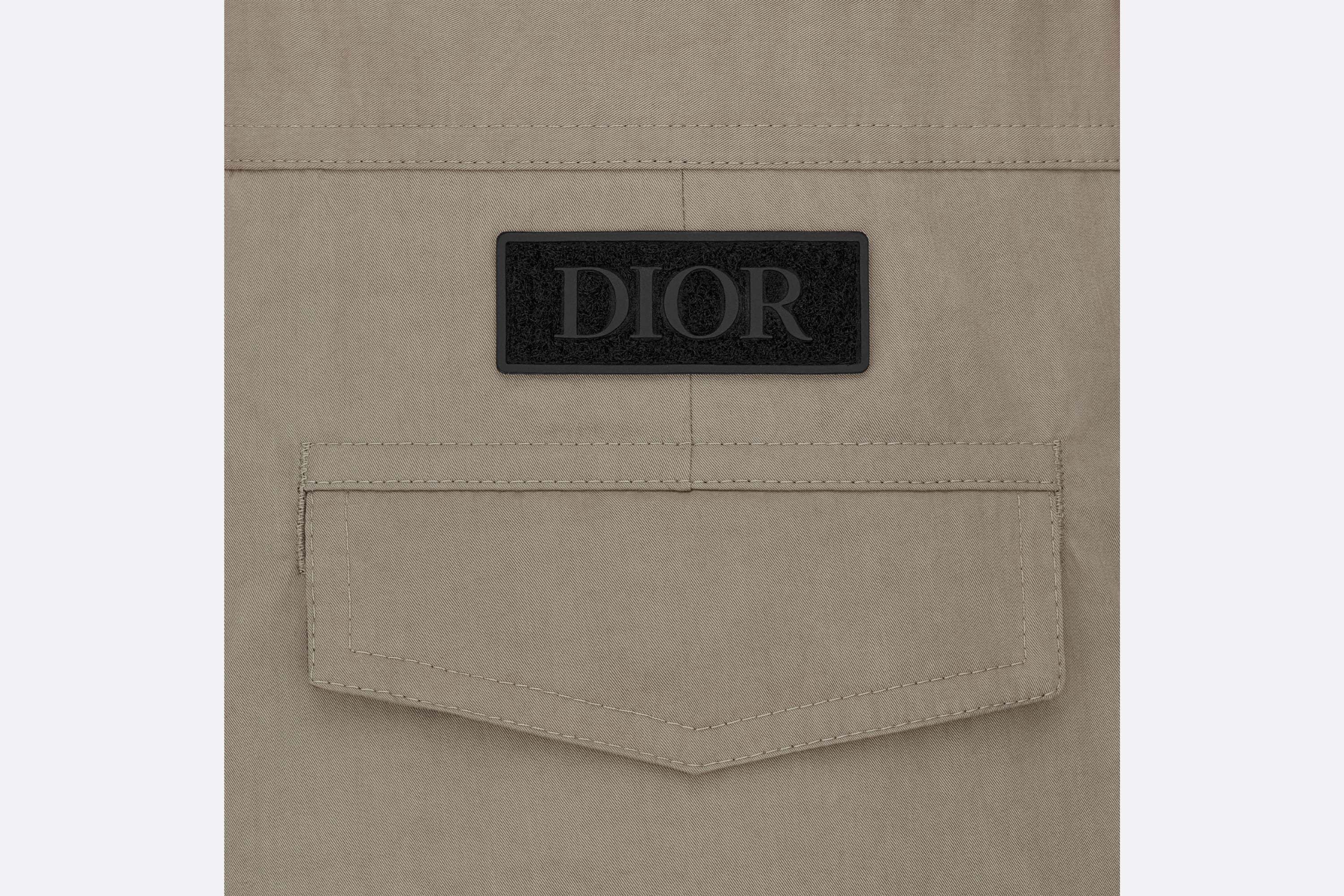 Dior Logo Casual Pants In Gray