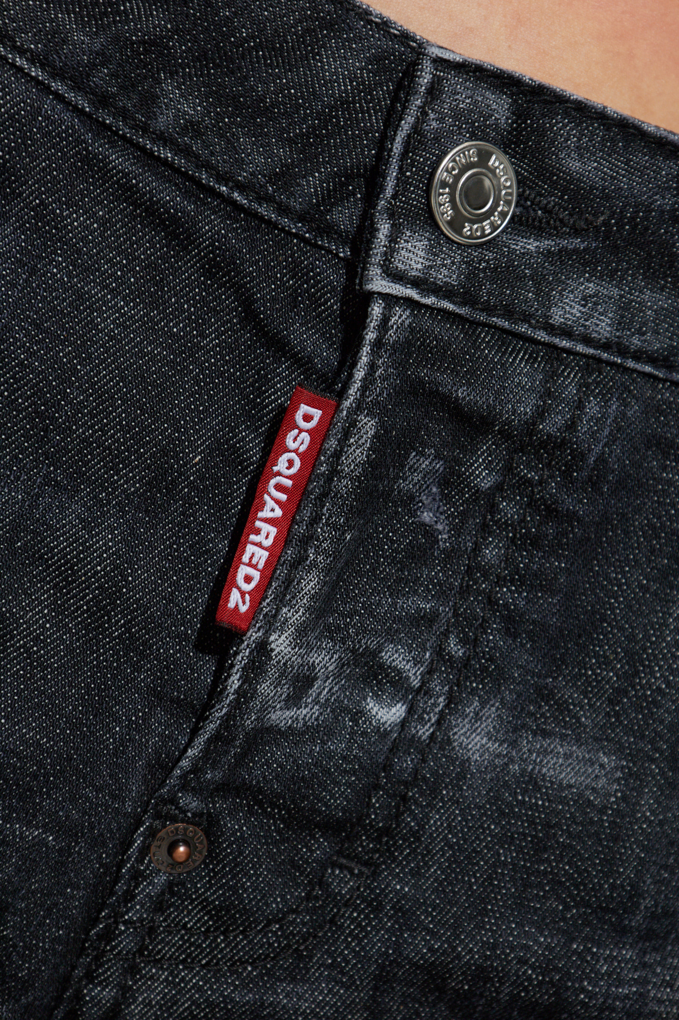 Dsquared2 Logo Patch Slim-fit Jeans