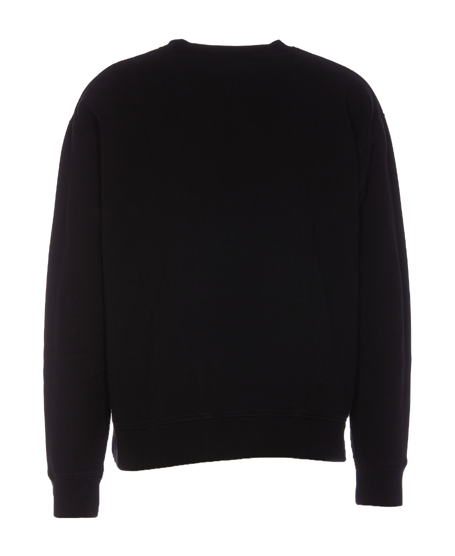 Dsquared2 Logo-print Cotton Sweatshirt In Black