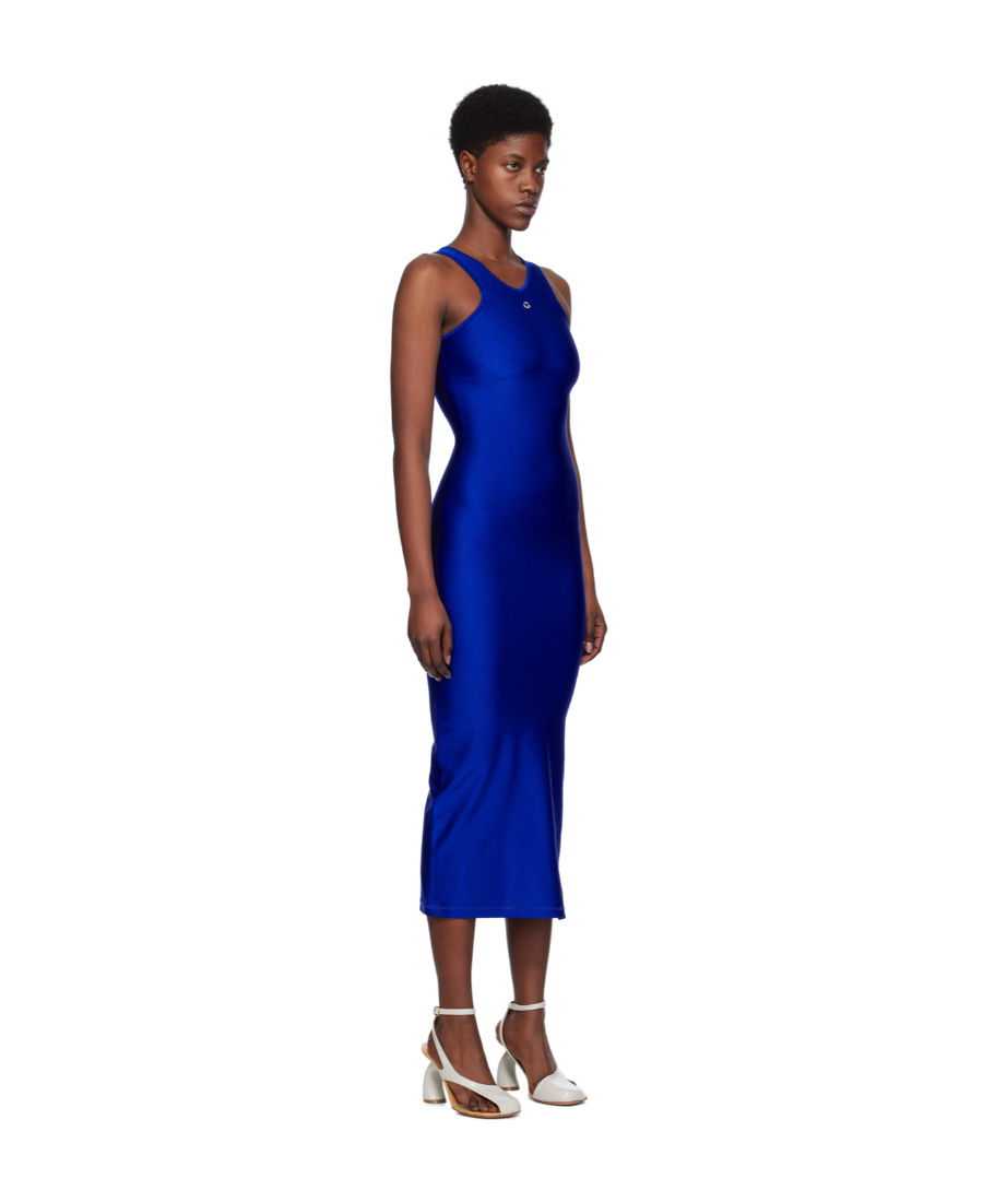 Coperni Tank Top Dress In Blue
