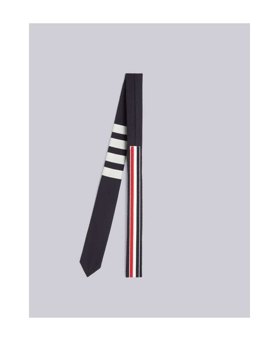 THOM BROWNE 4-BAR PLAIN WEAVE TIE