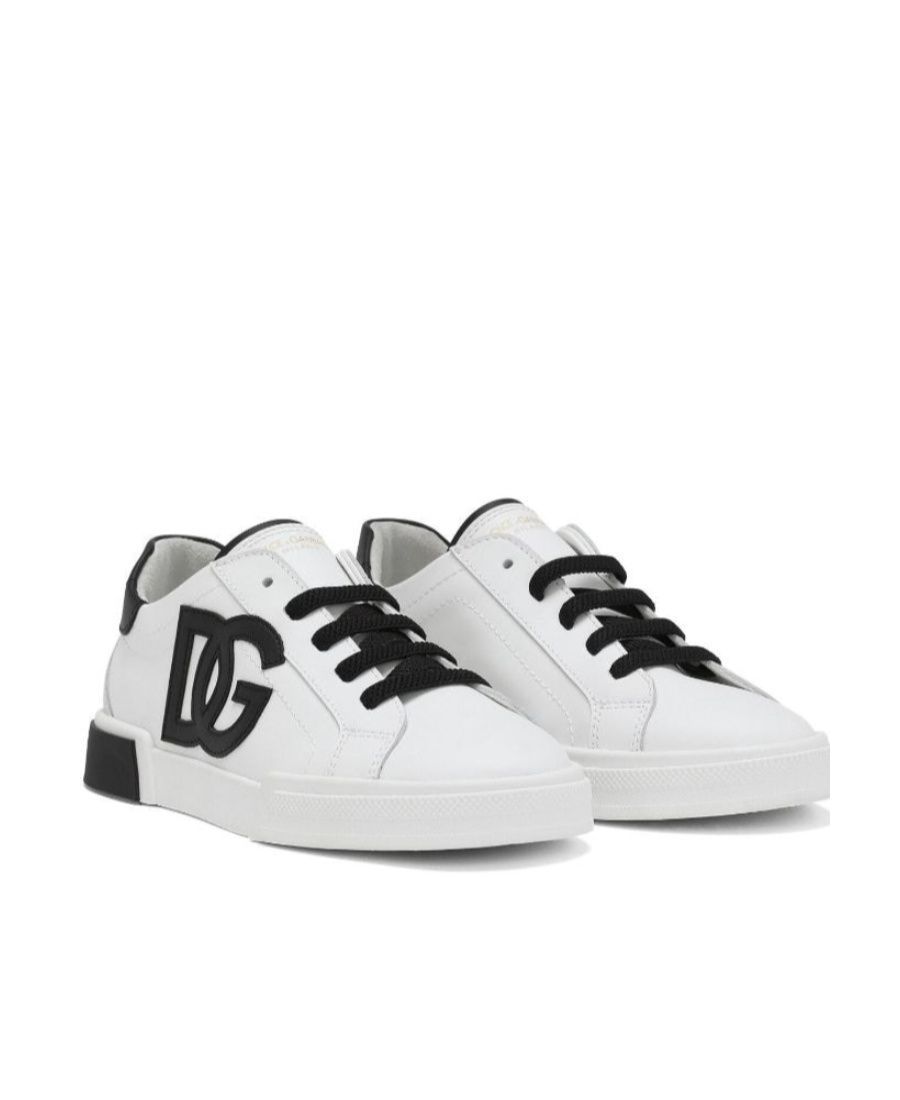 Dolce & Gabbana Portofino Low-top Sneakers In White