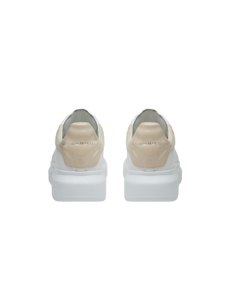 Alexander Mcqueen Oversized Lace-up Sneakers In White