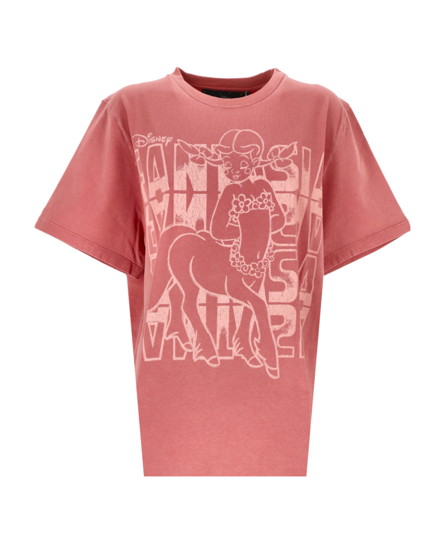 Stella Mccartney Round Collar Printed T-shirt In Multi