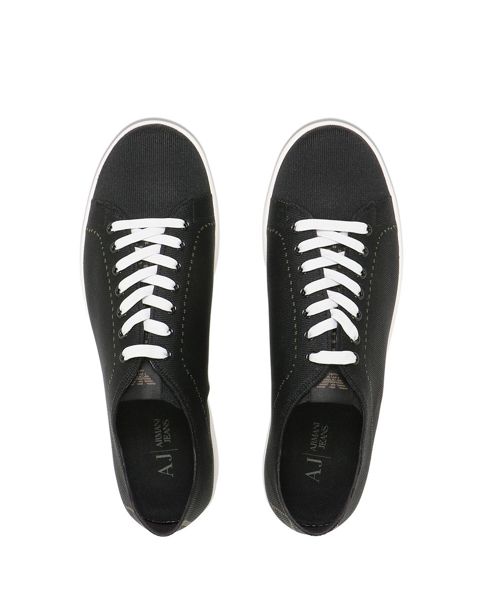 ARMANI JEANS LOGO DETAILS CASUAL SPORTS SHOES