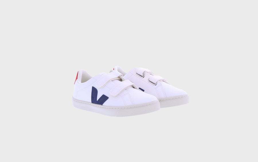 Veja Touch-strap Low-top Trainers In White