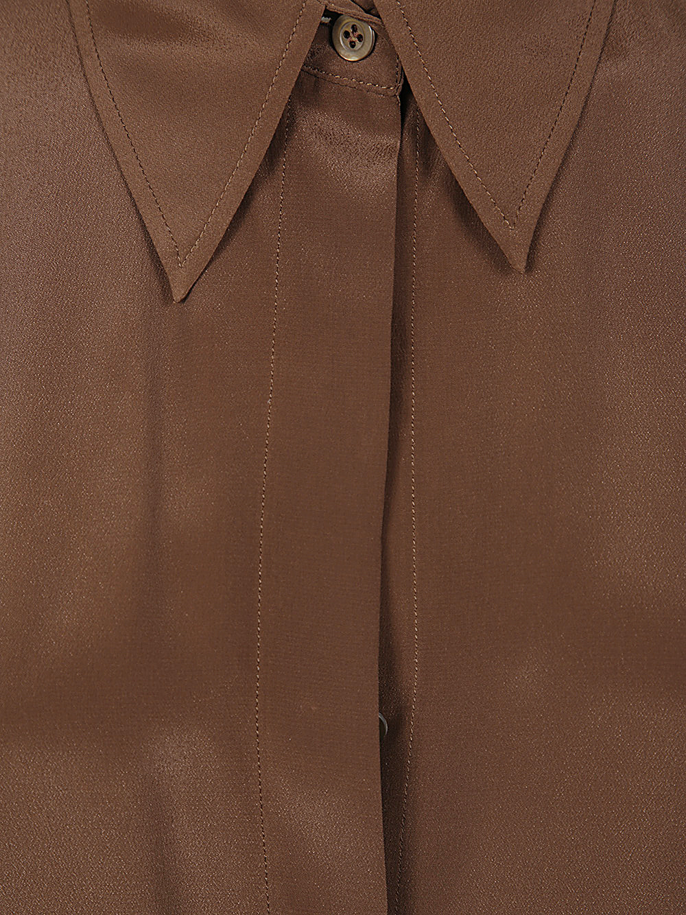 Dries Van Noten 9164 Collared Neck Long Sleeves Shirt In Green