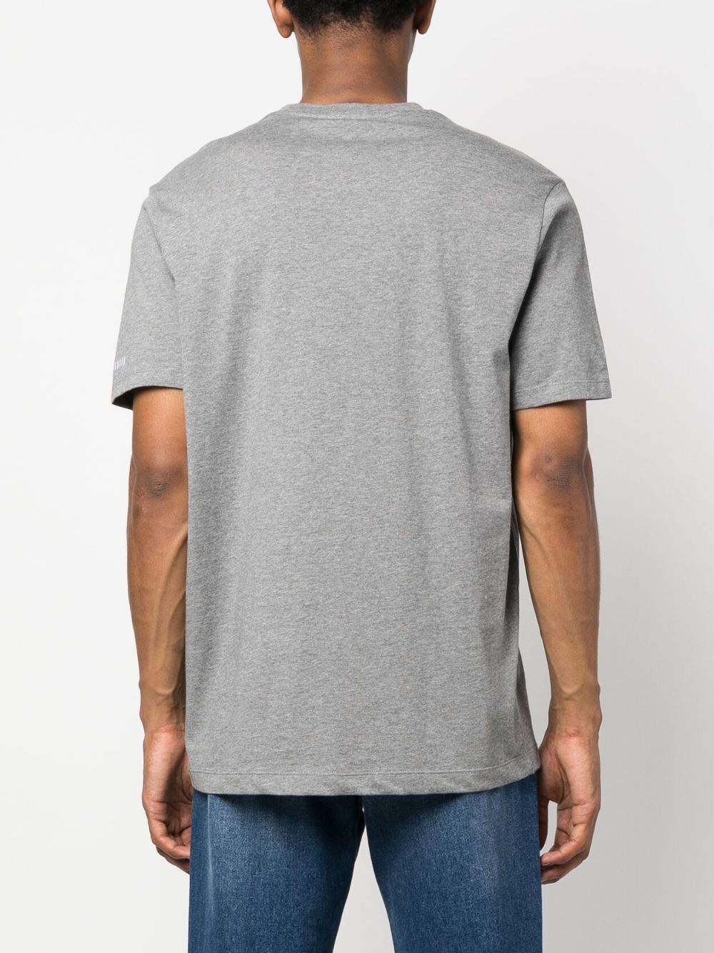 Paul & Shark Crew Neck Lightweight T-shirt In Gray