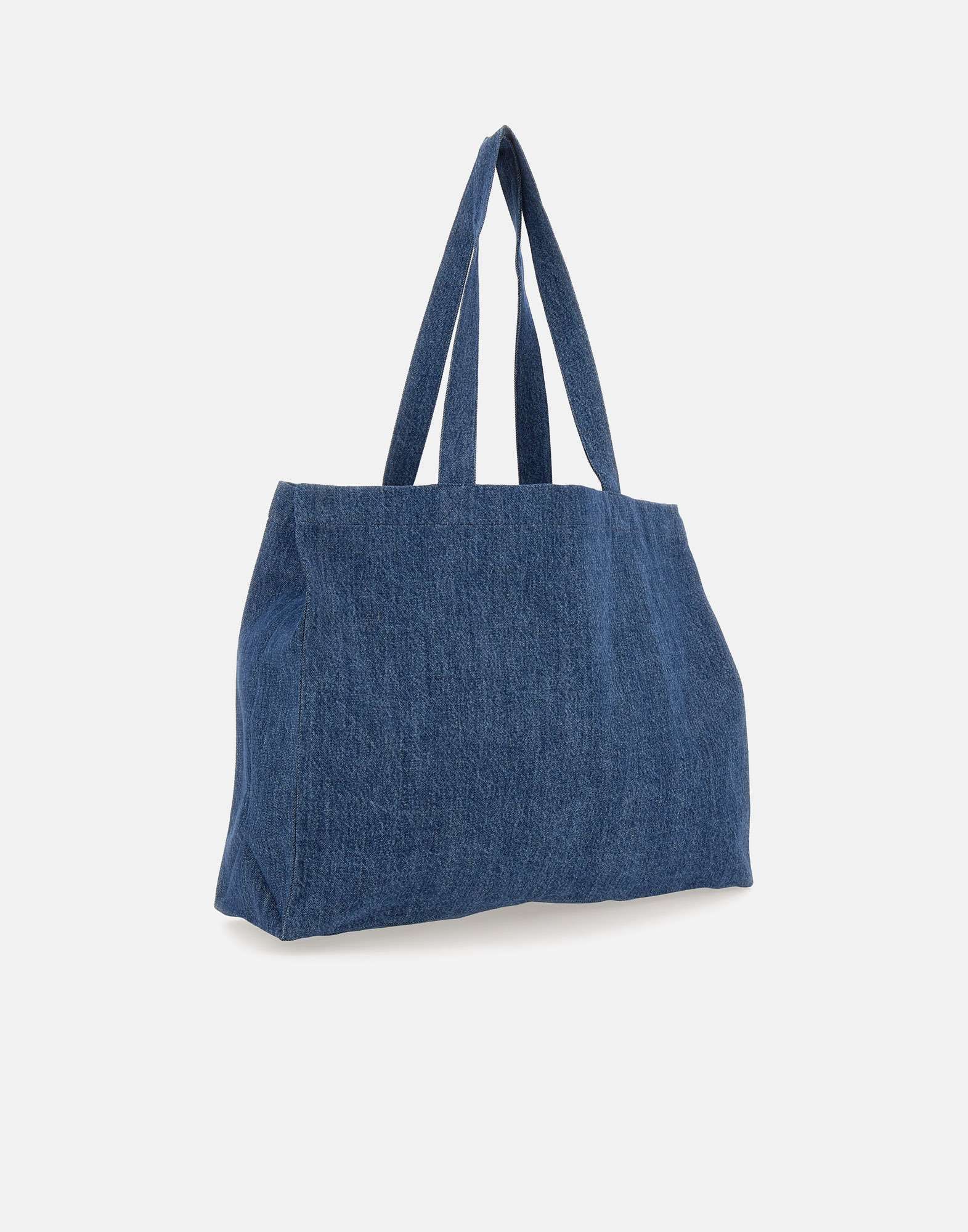 Apc Diane Denim Tote Bag In Blue