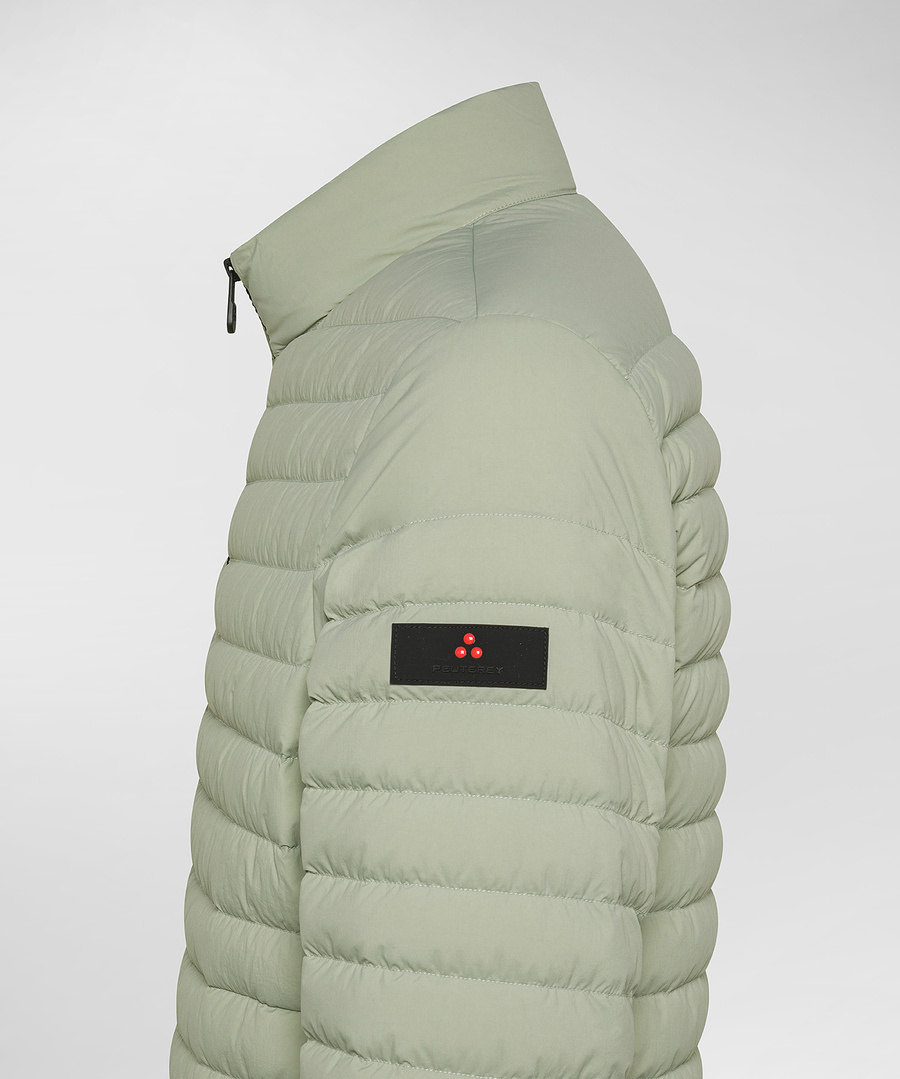Peuterey Ultra-lightweight And Water-repellent Down Jacket In Gray-green