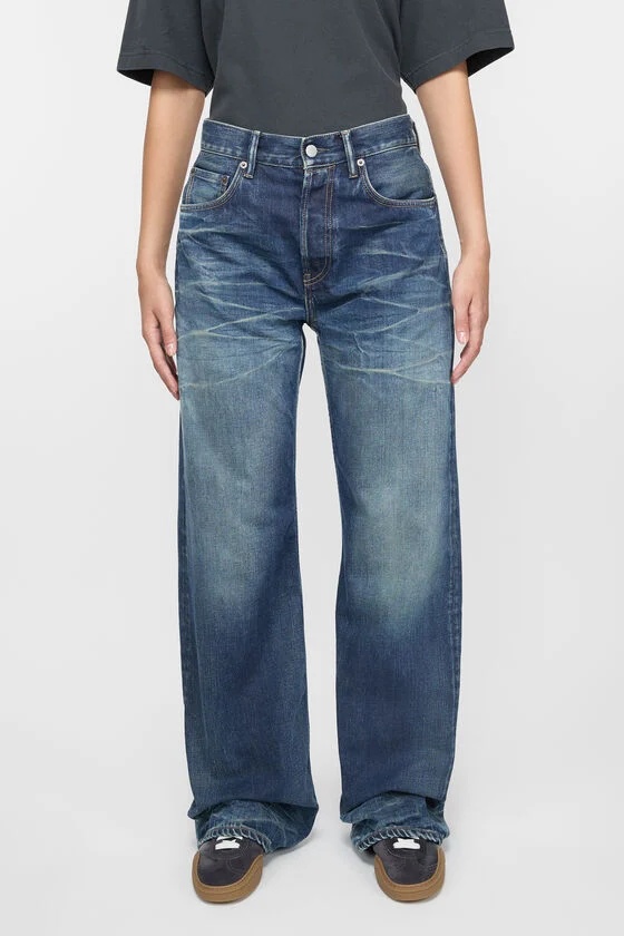 Acne Studios Loose Fit Jeans - 2021f In Blue