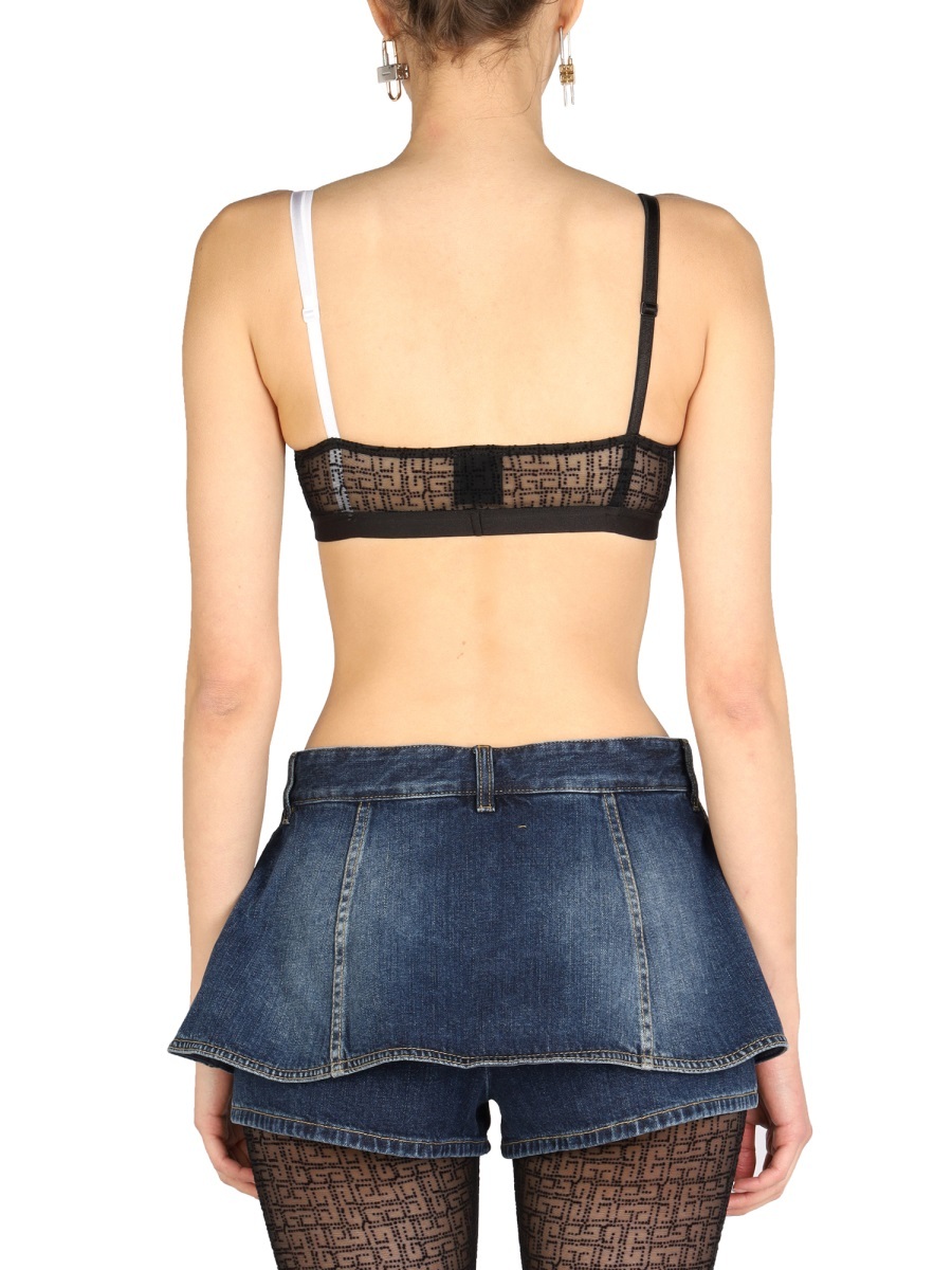 Givenchy Jacquard Bra In Black