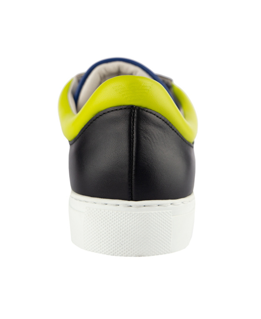 Emporio Armani Tie Casual Sports Shoes In Black