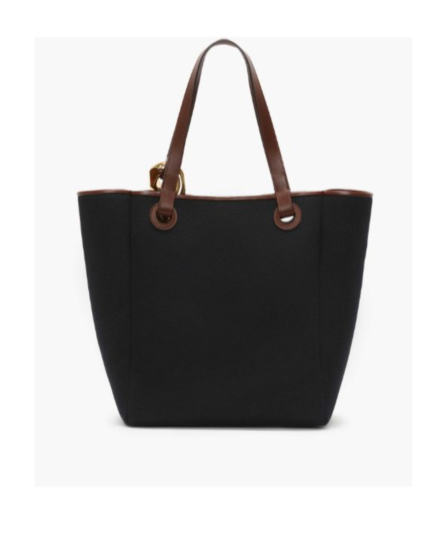 Jw Anderson Jwa Corner Canvas Tote Bag In Black