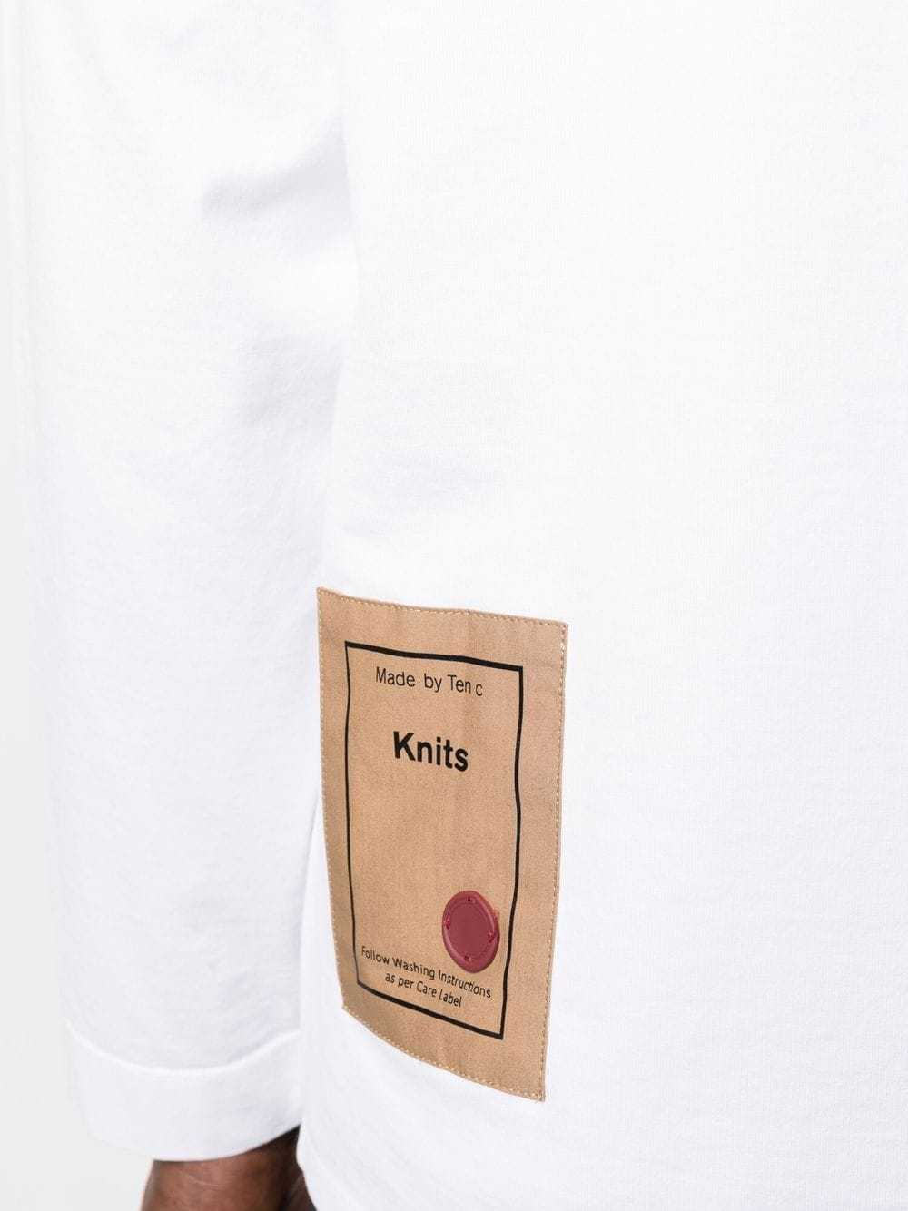 Ten C Long Sleeved T-shirt In White