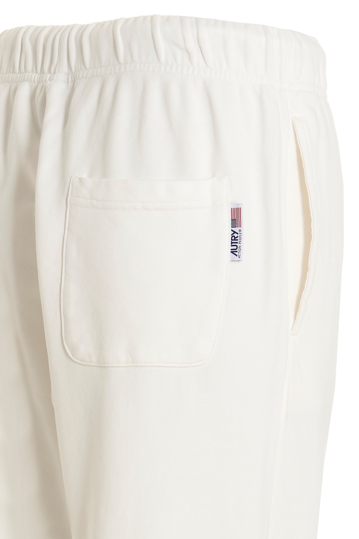 Shop Autry Logo-print Cotton Jogging In White