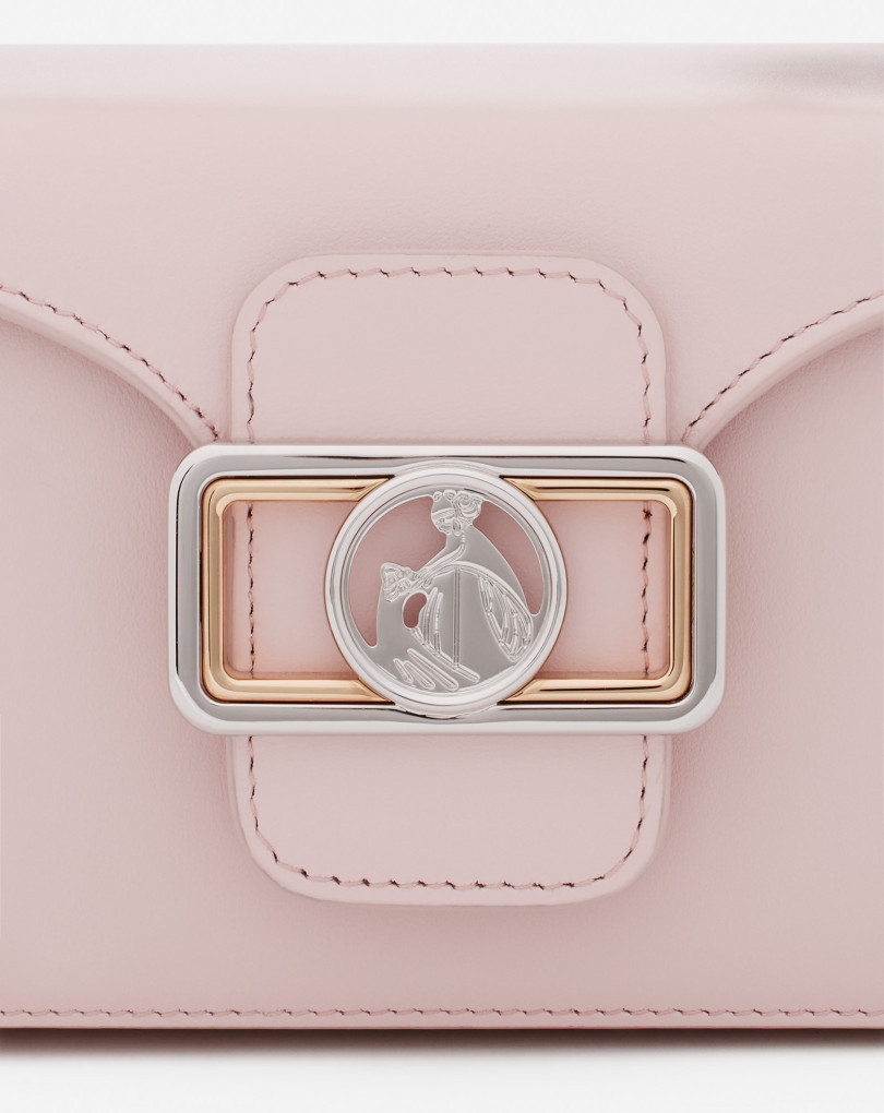 Shop Lanvin Pencil Cat Nano Top Handle Bag In Pink
