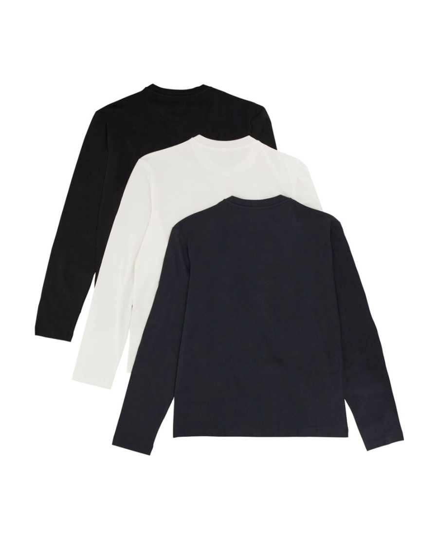Jil Sander Pack Of Three T-shirts In Black