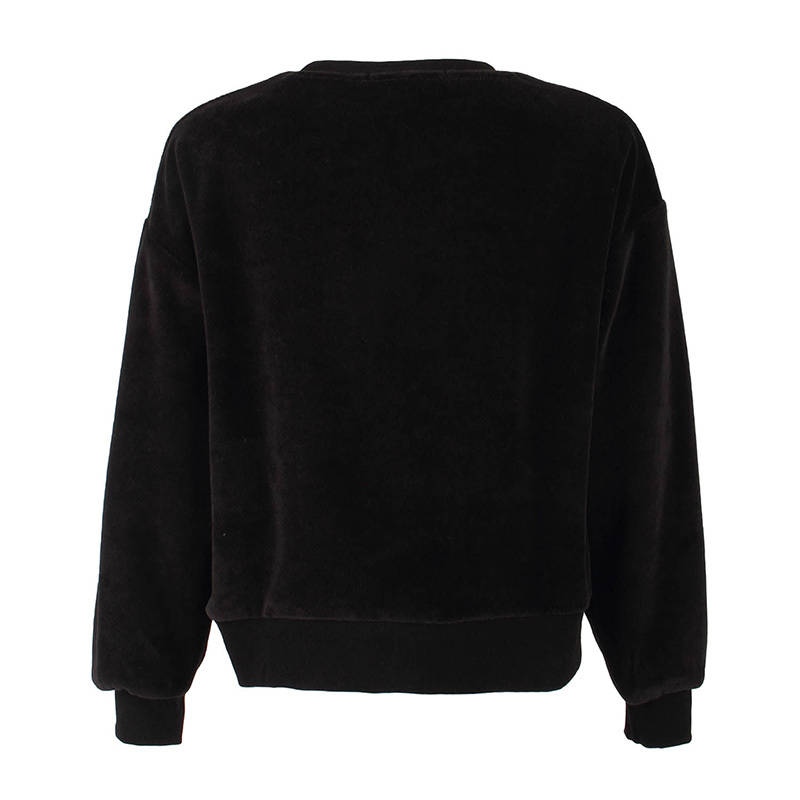 Shop Msgm Logo Sweater In Black