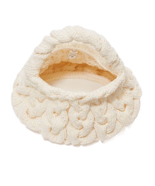 Jw Anderson J. W. Anderson Cable Knit Bag In Nude