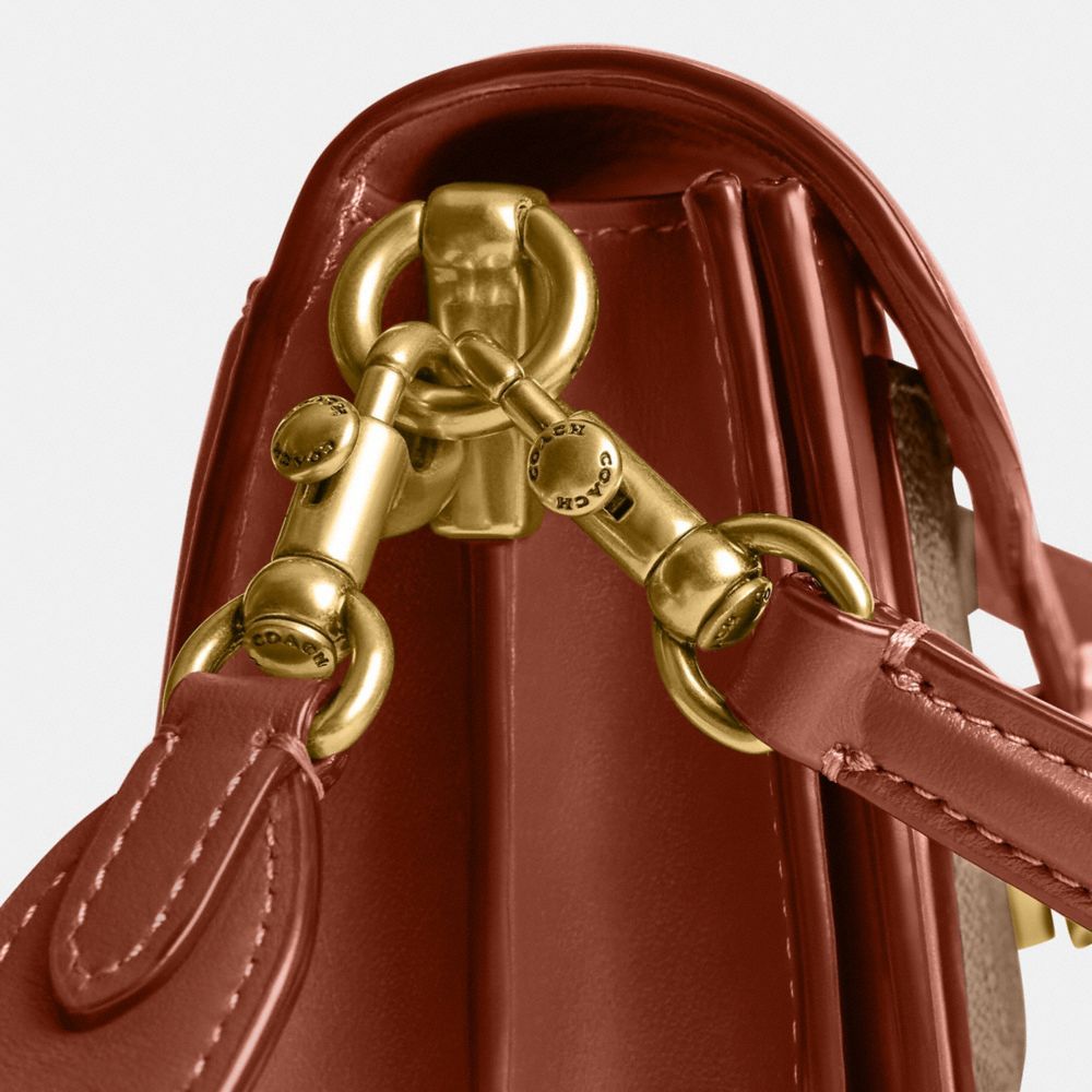 Coach Tabby Monogrammed Shoulder Bag In Brown
