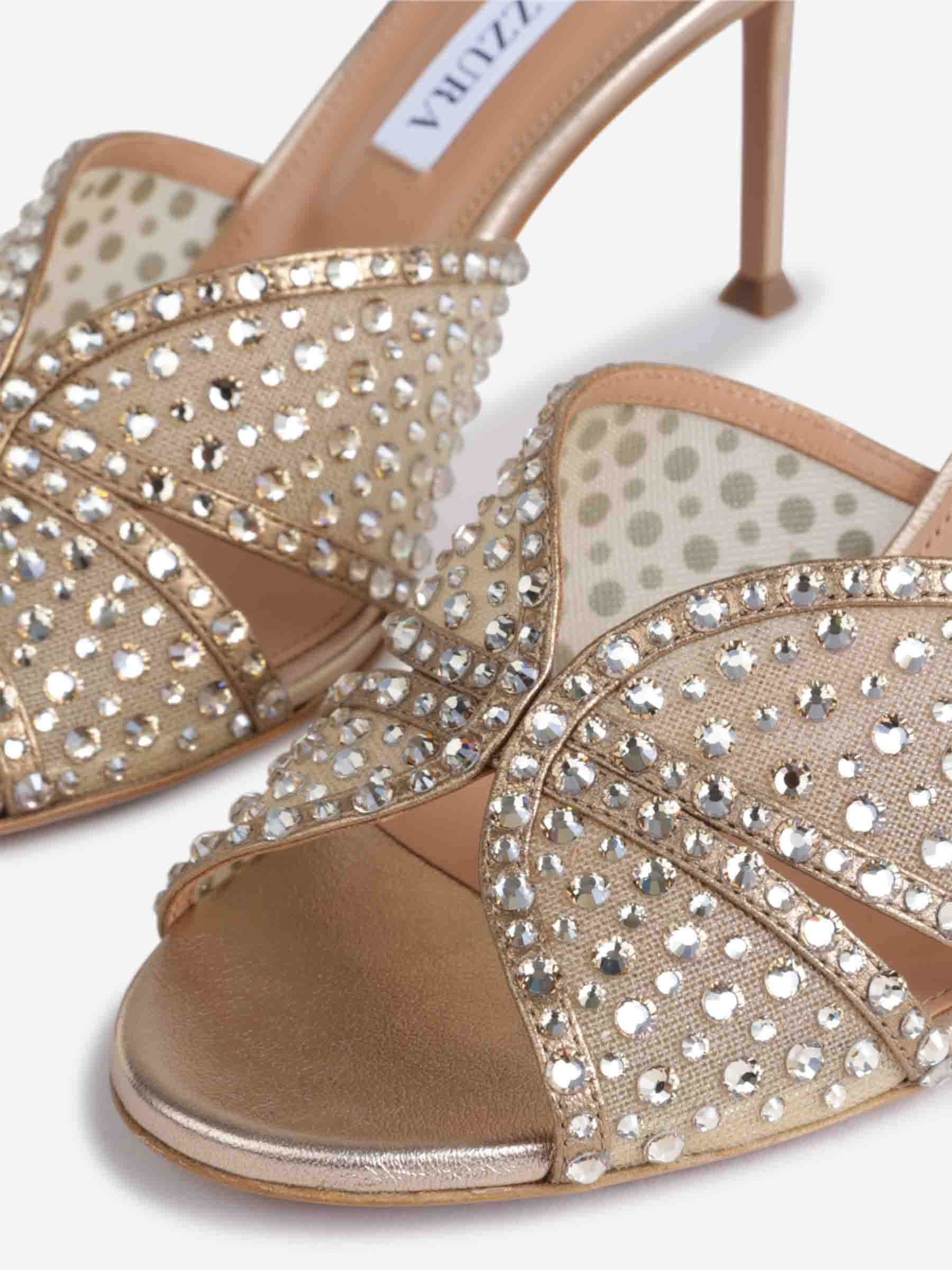 Aquazzura Open-toed High-heeled Sandals In Nude