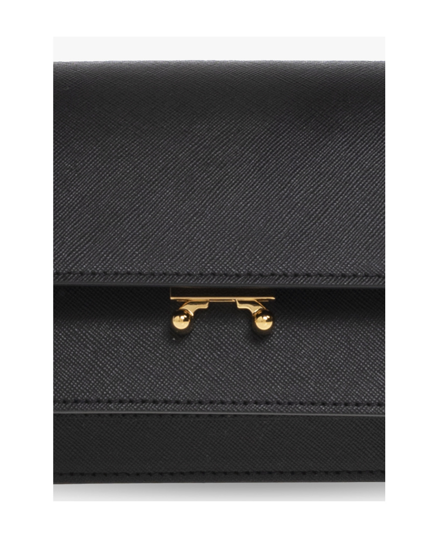 Marni Trunk Shoulder Bag In Black