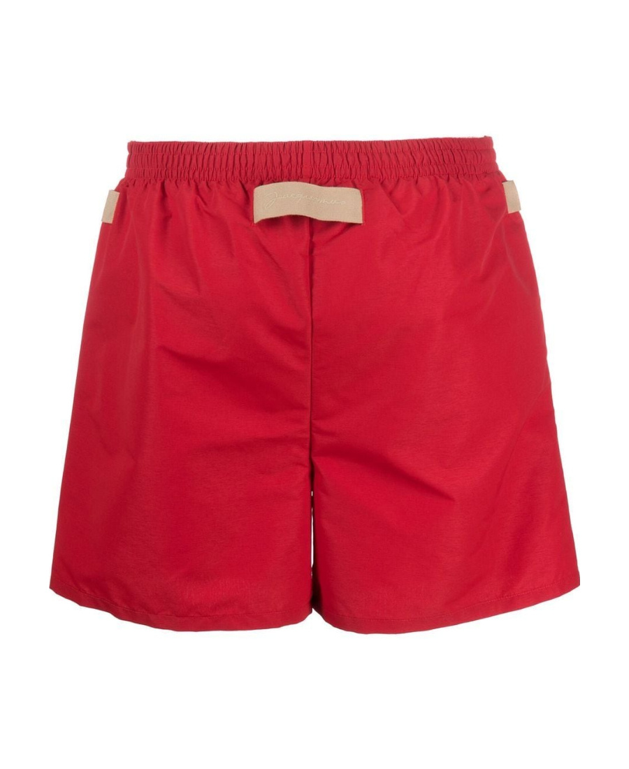 Jacquemus Le Maillot Praia Swimsuit In Red