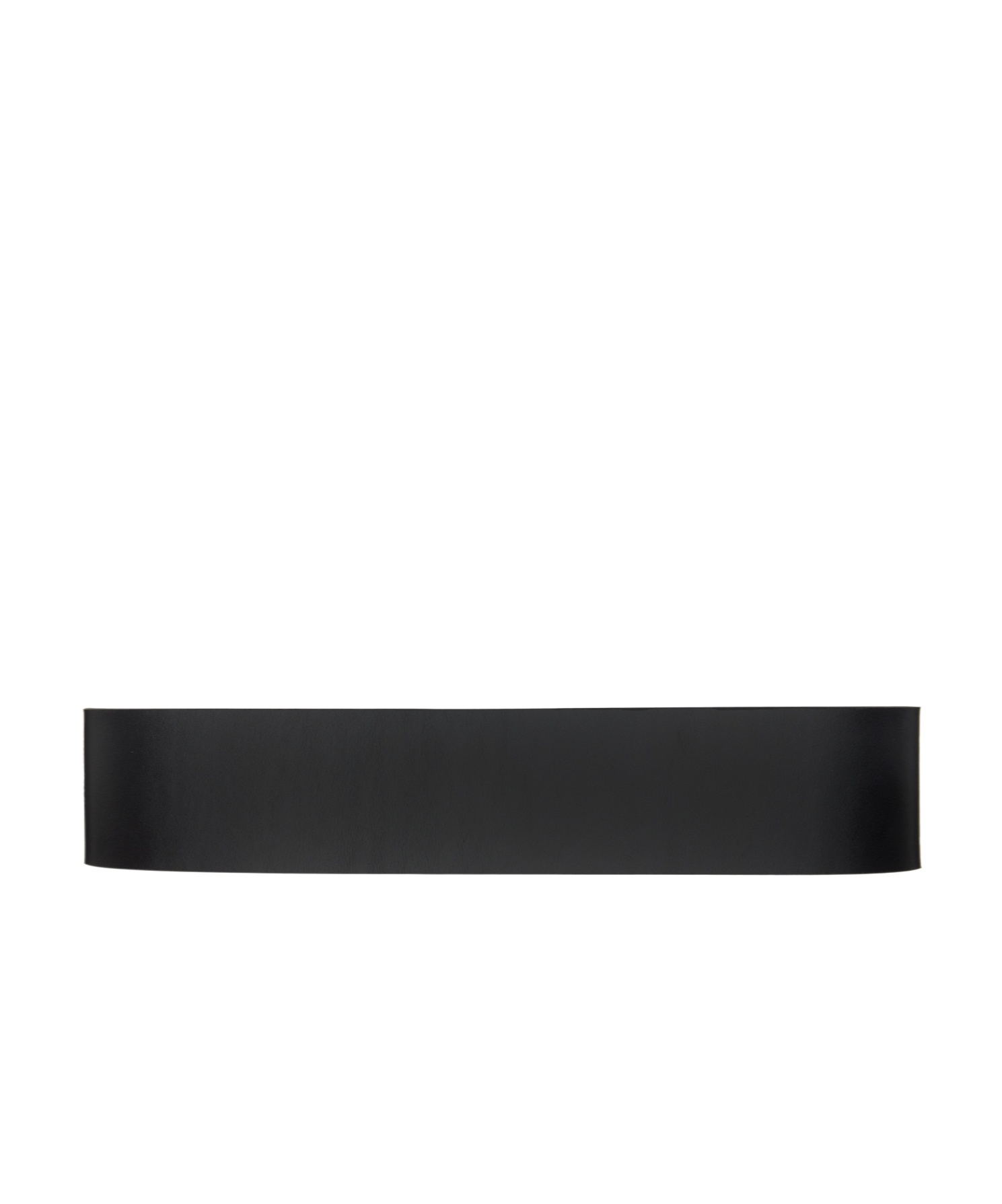Attico Leather Belt In Black