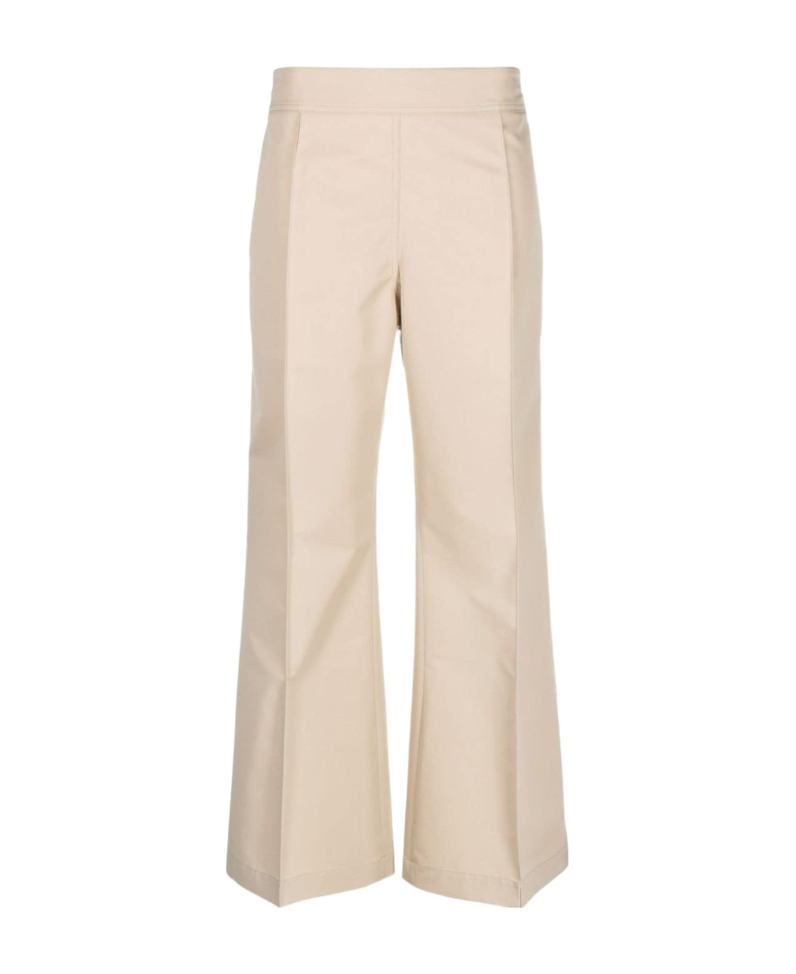 Studio Nicholson Acapulco Flared Trousers In Nude