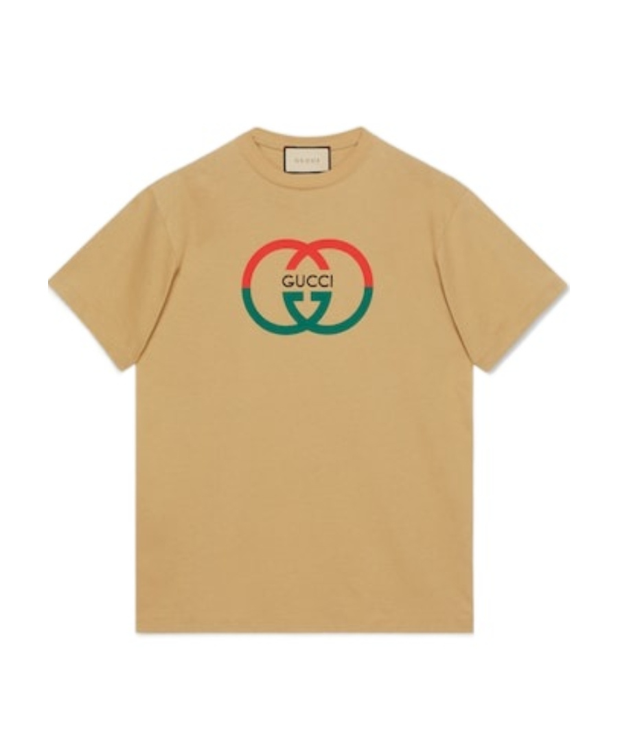 GUCCI COTTON JERSEY PRINTED T-SHIRT