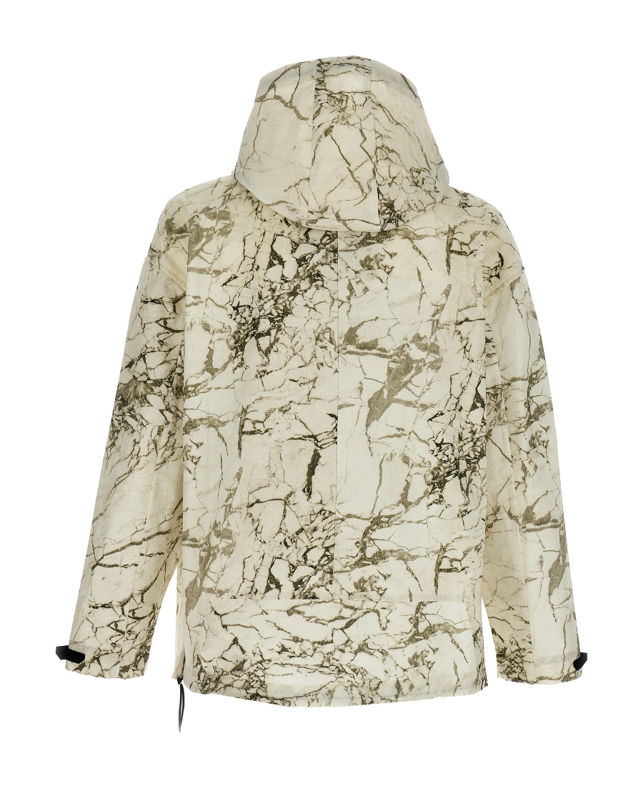 A-cold-wall* Long-sleeved Hooded Sweater In Nude