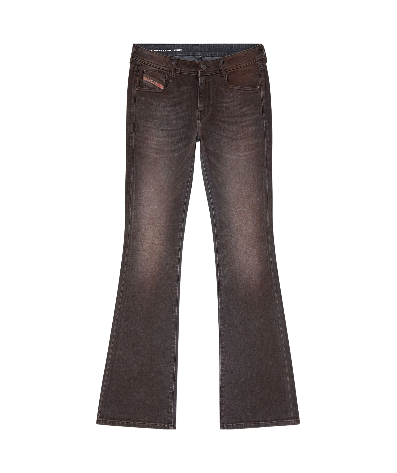 Diesel Bootcut Jeans In Black