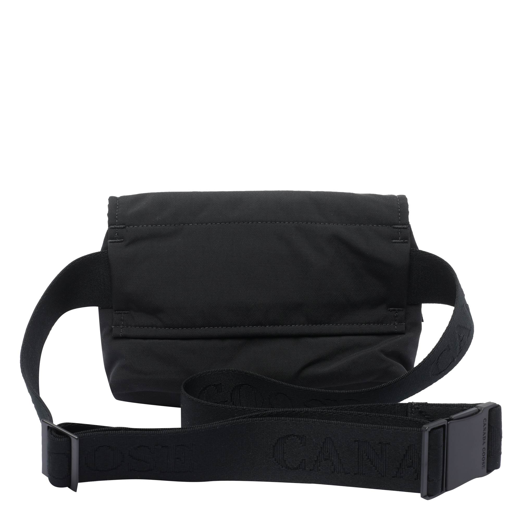 Canada Goose Compact Nylon Waist Bag With Adjustable Strap In Black