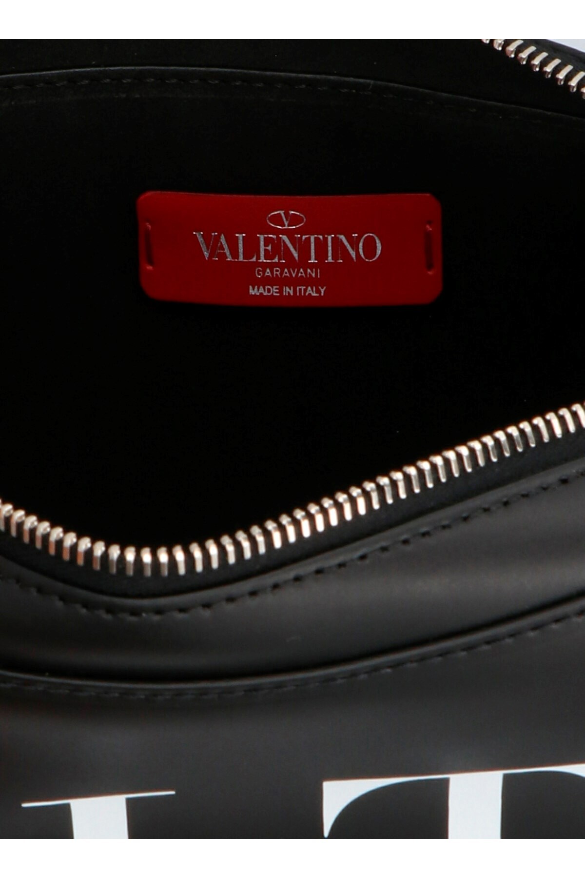 Valentino Vltn Crossbody Bag In Black